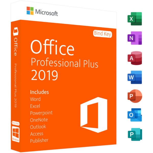 Microsoft Office 2019 Professional Plus Bind Key – Instant Digital Delivery