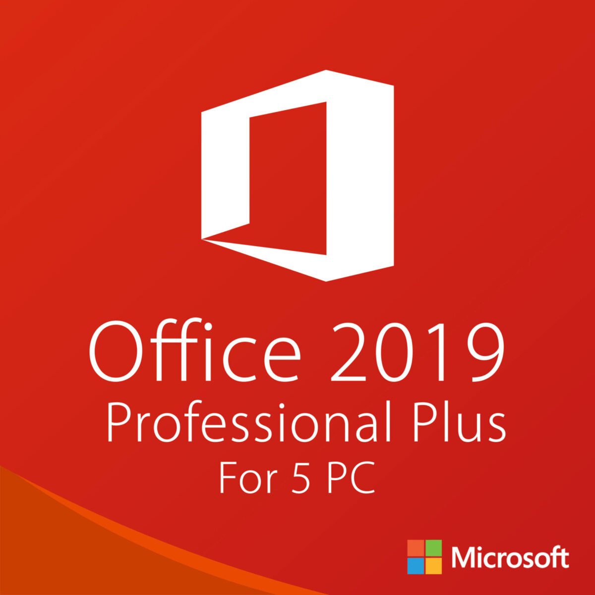 Office 2019 Professional Plus License – 5 PC Lifetime Activation