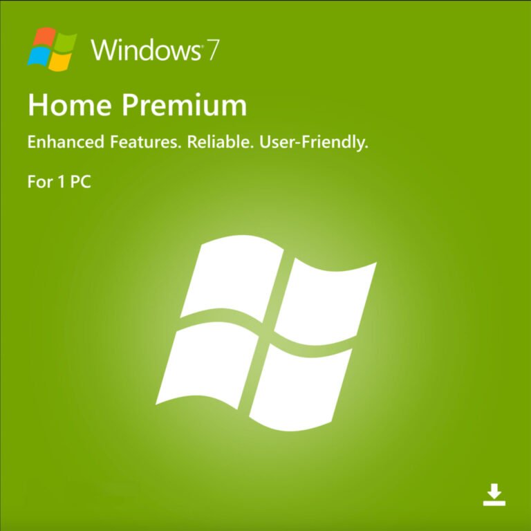 Microsoft Windows 7 Home Premium – Original License Key for Lifetime Activation