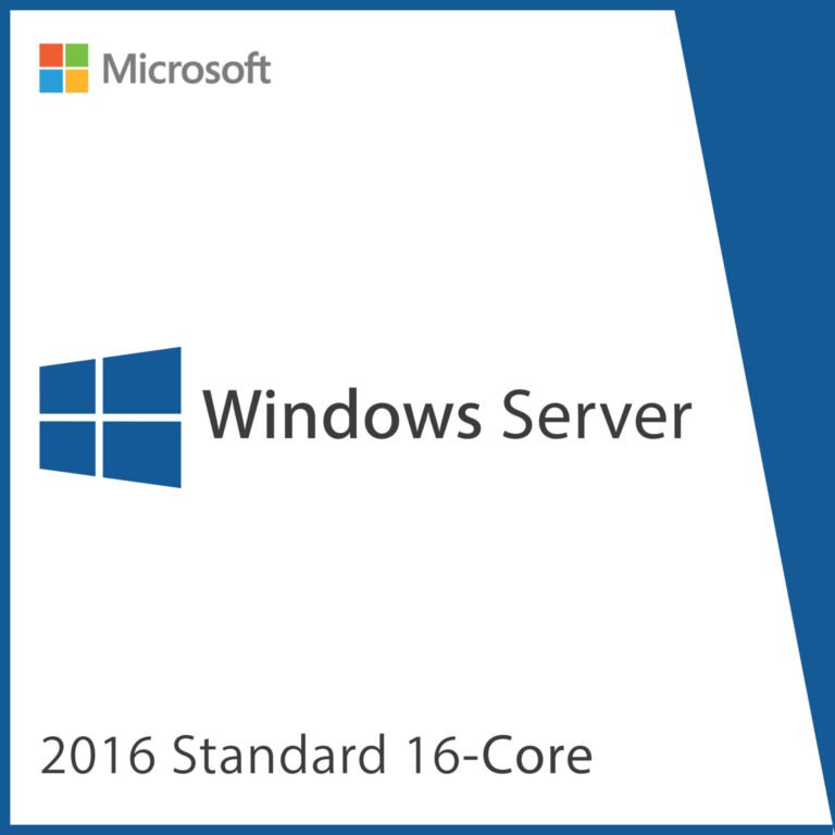 Microsoft Windows Server 2016 Standard 16 Core Lifetime Activation Key