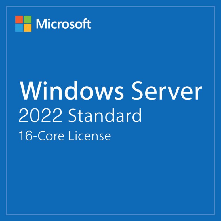 Microsoft Windows Server 2022 Standard 16 Core License Key